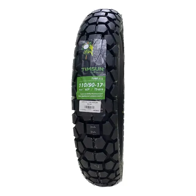 Llanta Timsun 110-90-17 Tl Sellomatic Doble Proposito Ts819