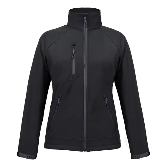 Chaqueta Softshell  Negra Mujer Z-1600