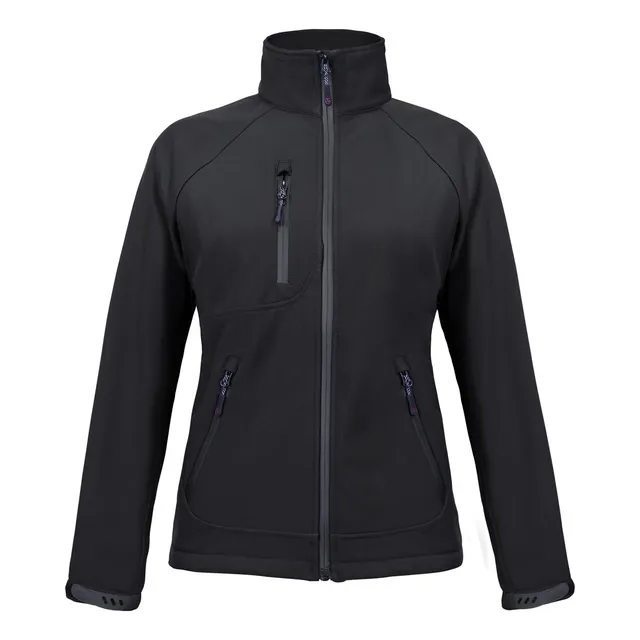 Chaqueta Softshell  Negra Mujer Z-1600