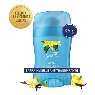 Antitranspirante Secret 4x Fresh Defense Vainilla Barra Invi Antitranspirante Secret 4x Fresh Defense Vainilla Barra Invi