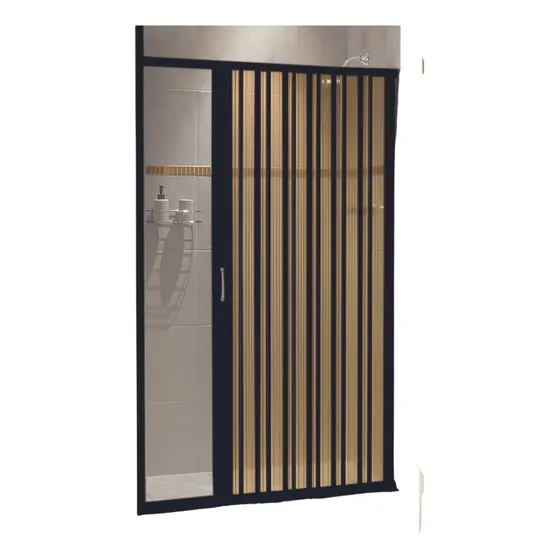Box Sanfonado Translucido Bcf Pvc 1,30 Lag X 1,85 Alt Preto