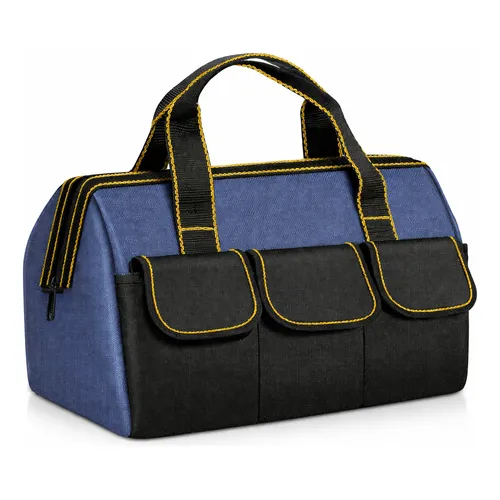 Bolsa P/ Ferramentas 18 Bolsos E Divisória Plástico 674980 Cor