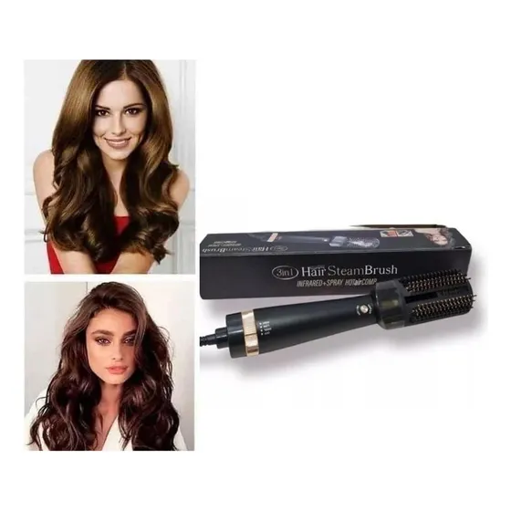 Cepillo Secador Infrarojo + Spray Hair Steam Brush