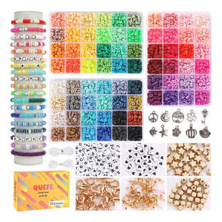 9000 Cuentas De Arcilla De 72 Colores For Hacer Pulseras, 9000 Cuentas De Arcilla De 72 Colores For Hacer Pulseras,