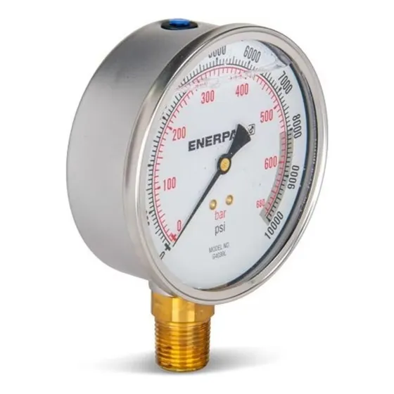 G4039l - Enerpac - Manómetro 4  De 0-10,000 Psi - Rosca 1/2
