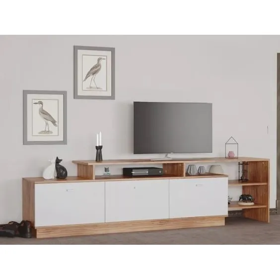 Mesa De Tv Centro De Entretenimiento Melamina