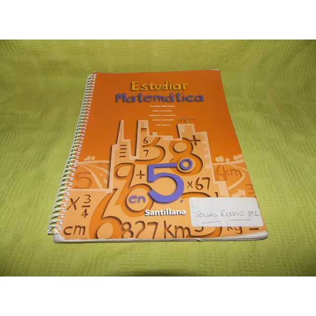 Estudiar Matemática En 5° - Santillana