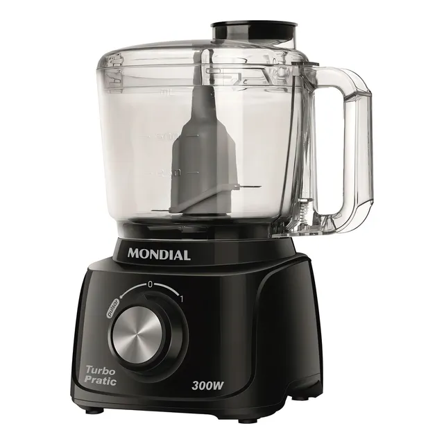 Mini Processador Turbo Pratic Mp16b 300w Preto Mondial 220V