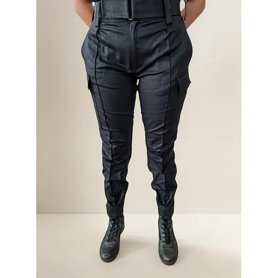 Pantalón Cargo Gabardina Elastizado, De Policia