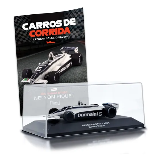 Luppa Carros De Corrida, Brabham Bt49 1981 Nelson Piquet Cor Branco