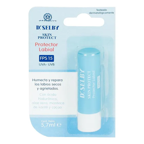 Protector Labial Dr. Selby® Skin Protect | Humecta Y Repara Tipo De Piel Todo Tipo De Piel