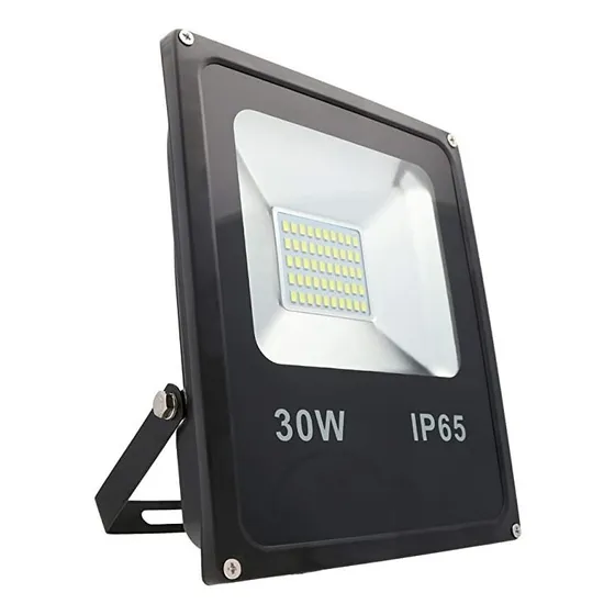 Reflector Led 30w Multivoltaje Ip66 Garantia Luz Blanca 6500