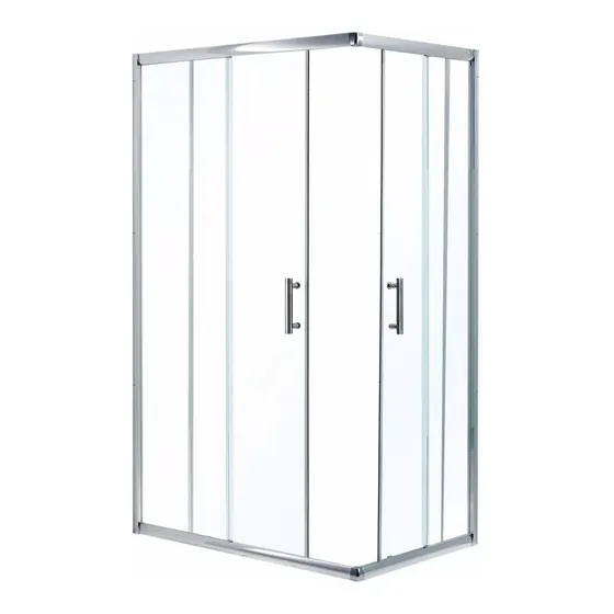Box De Ducha Cabina 100 X 80  Esmerilado (sin Receptáculo)