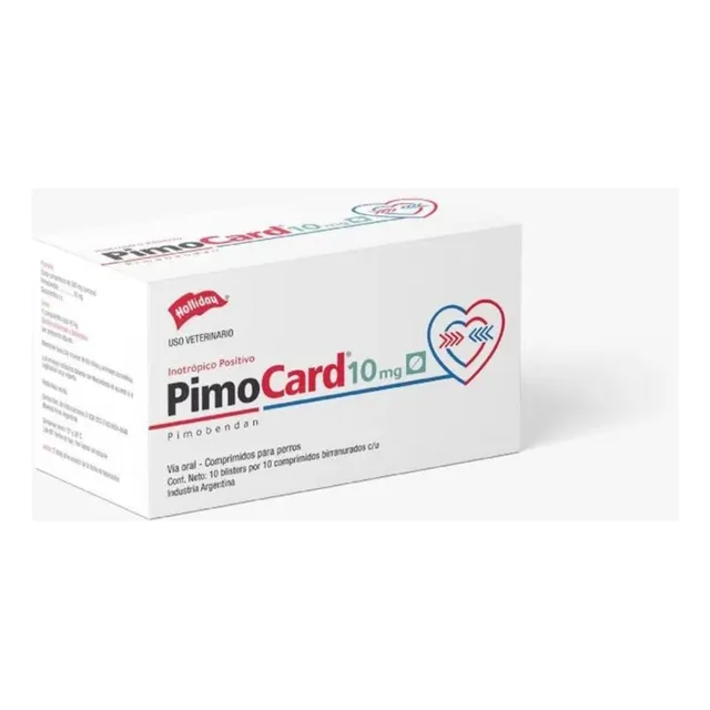 Pimoden Pimobendan Pimocard 10mg 100 Comprimidos