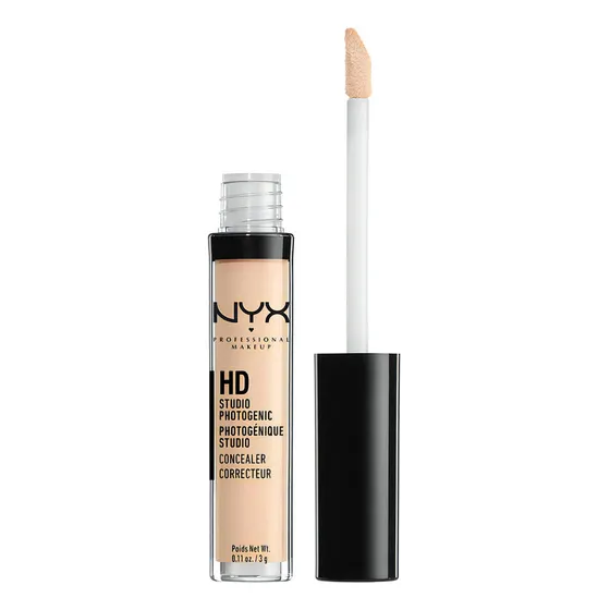 Corrector facial líquido NYX Professional Makeup HD Studio Photogenic Studio Photogenic tono porcelain para piel todo tipo de piel 3mL 3g
