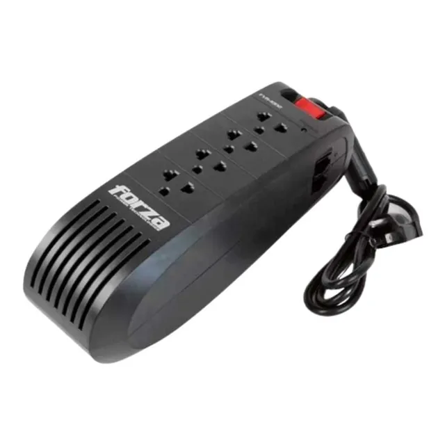 Estabilizador Forza Fvr-1002 1000va 4 Tomas Black