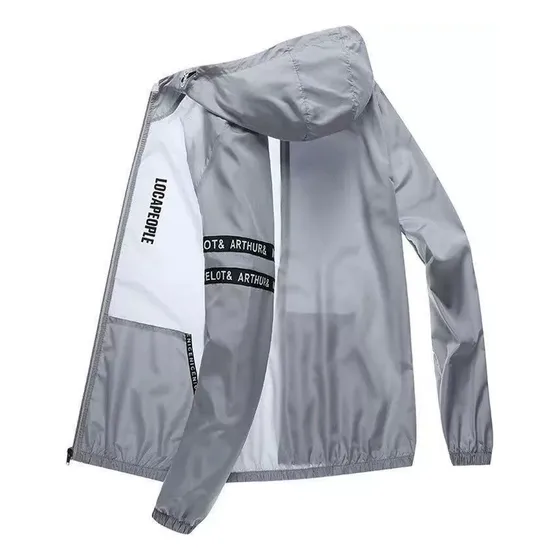 Upf 50+ Uv Pareja Ropa De Protección Solar Cremallera Sudade