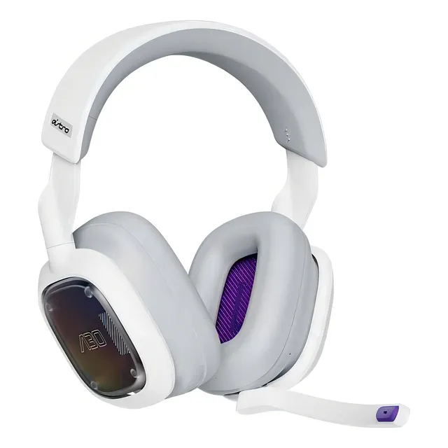 Auriculares gamer inalámbricos Astro Gaming A30 939-002000 blanco y morado
