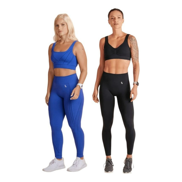 Kit/c 2 Calças Legging Max Lupo Original Cós Anatômic Fitnes Kit/c 2 Calças Legging Max Lupo Original Cós Anatômic Fitnes
