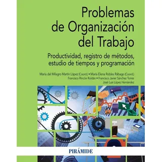 Problemas De Organizacion Del Trabajo, De Martin, Milagros. Editorial Ediciones Piramide, Tapa Blanda En Español Problemas De Organizacion Del Trabajo, De Martin, Milagros. Editorial Ediciones Piramide, Tapa Blanda En Español