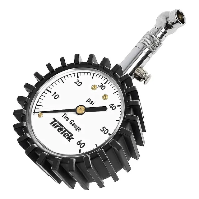 Medidor Para Presión De Neumáticos Tiretek 60psi