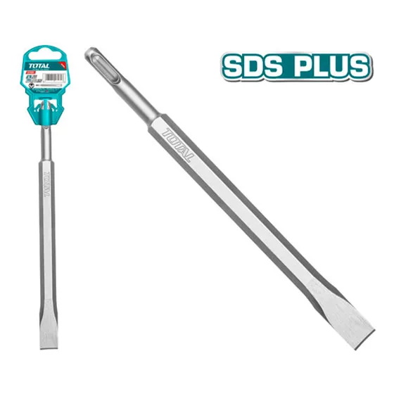Cincel Plano Sds Plus 25cm Marca Total