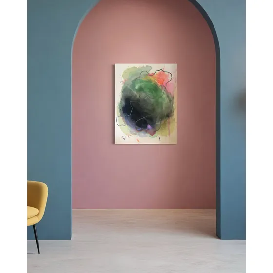 Cuadro Abstracto De Colores 90 X 70cm