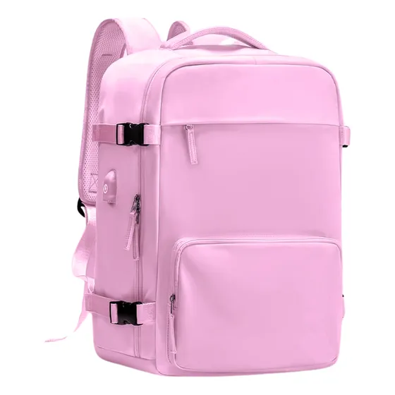 Bolso Mochila Morral Puerto Usb Tablet Laptop Doble Cierre