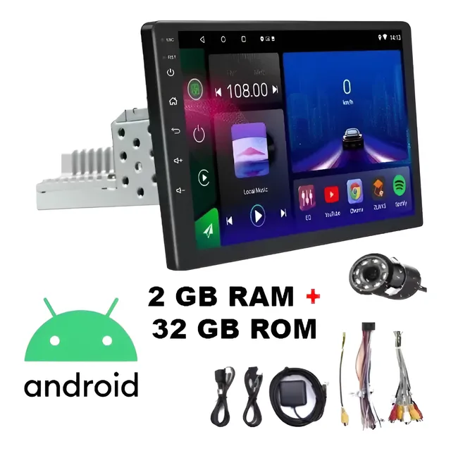 Radio Android 8.1 Pantalla 2 Din Wifi Gps Waze 2 Din Cámara