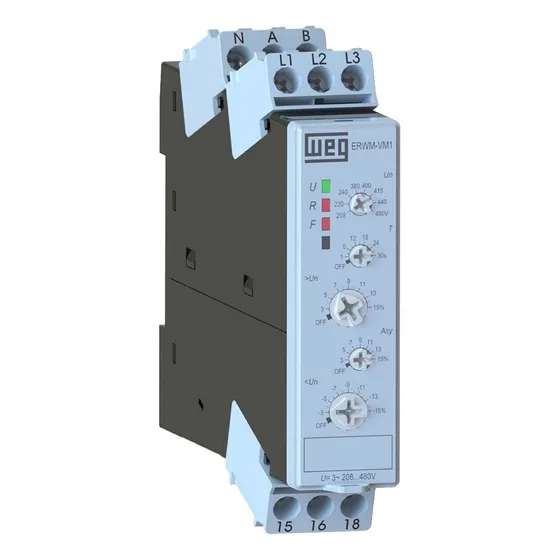 Relé multifunción ERWM-VM1-01d90 Pf/ Ps/Un/ Asy/Nd 208-480v