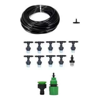 Kit Irrigação Nebulização Névoa C/ 15metros De Micro Tubo Kit Irrigação Nebulização Névoa C/ 15metros De Micro Tubo