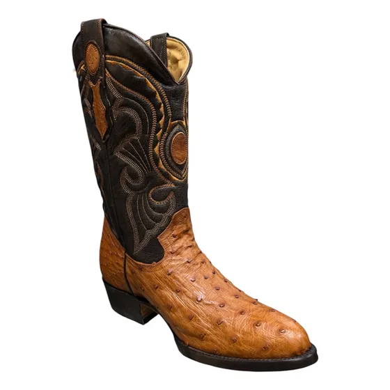 Bota Bull Rider Original Vaquera Piel Avestruz Primera 115