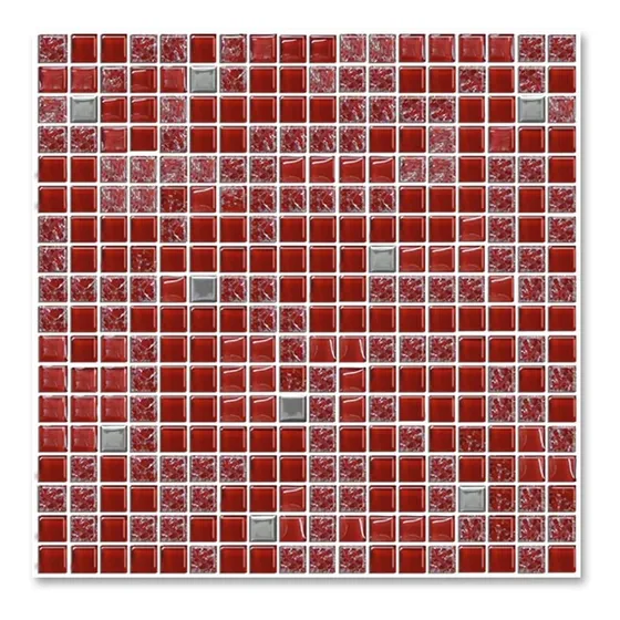 Malla De Vidrio Revestimiento Crac Roja De Piú