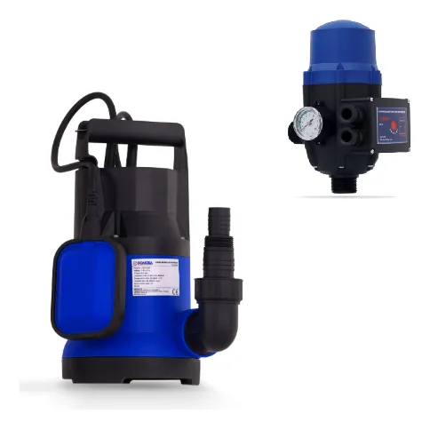 Bomba Sumergible Domosa 0,3 Hp Mas Press Control Combito