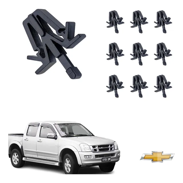 Clips Grapas Gancho Sujetador Parrilla Chevrolet Luv Dmax