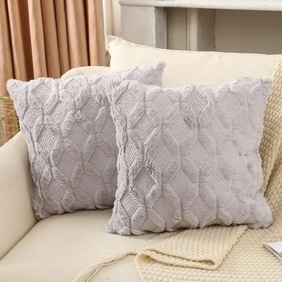 Funda Almohadón Decorativo Premium Suave 45x45 Sin Relleno