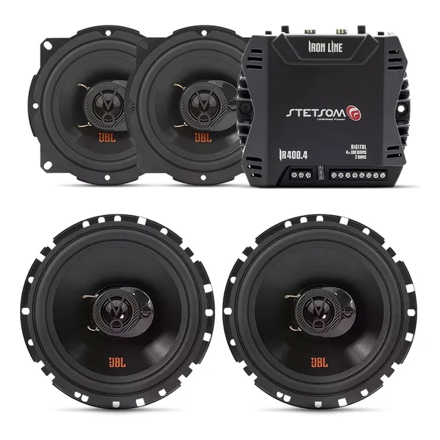 Kit Falante Jbl Selenium 5 E 6 Pol Módulo Stetsom Ir400 400w