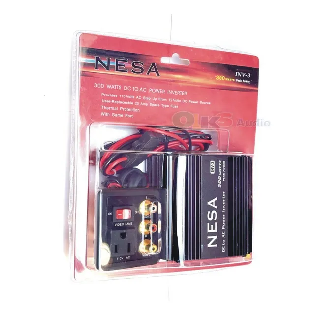 Inversor De Corriente 300 Watts De 12v A 115v 20a Nesa Inv-3
