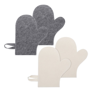 Guantes Para Sauna, 4 Unidades, Guantes De Fieltro Para Spa, Guantes Para Sauna, 4 Unidades, Guantes De Fieltro Para Spa,