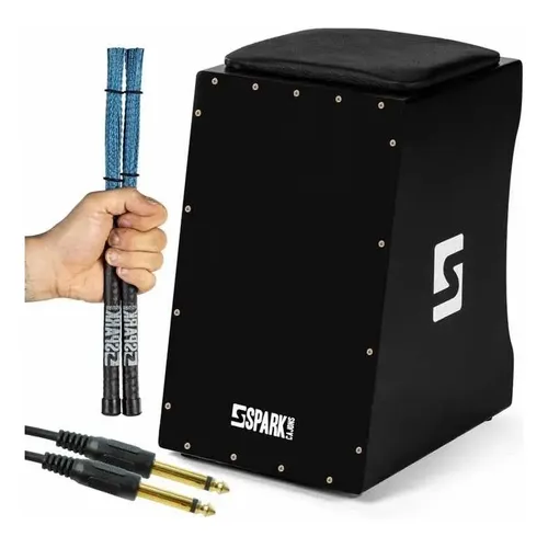 Meinl Percussion Bassbox Acoustic Cajon Stomp Box Com Em De