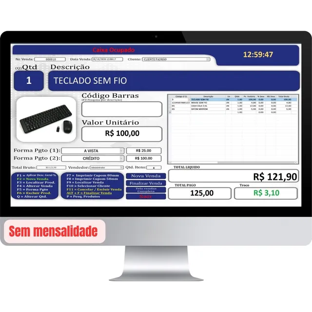 Sistema Vendas, Controle De Estoque, Caixa, Pdv, Clientes, Vendas A Prazo E Carnê, Smb Store, Completo, Promoção!