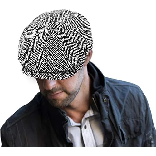 Sombrero Clásico Para Hombre De La Colección Newsboy Snap De