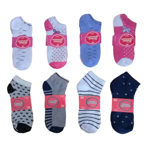 Docena De Medias Para Dama Marca Sensación (12 Pares)