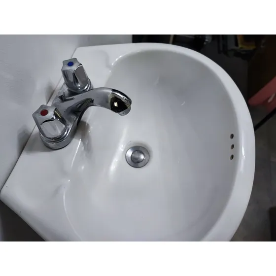 Lavamano Con Pedestal Blanco