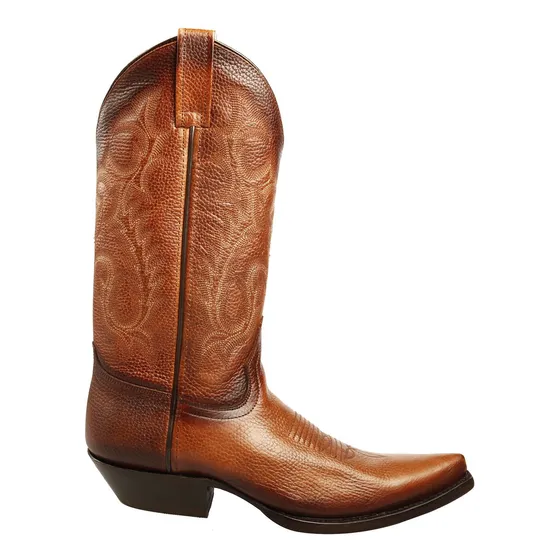Botas Vaquera Hombre Marca Caborca Tacon Cubano Puntal. 