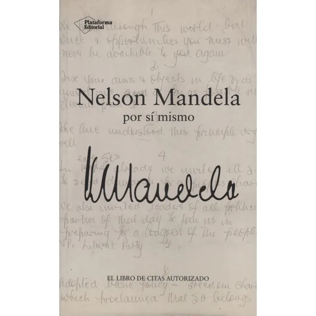 Libro Nelson Mandela Por Si Mismo