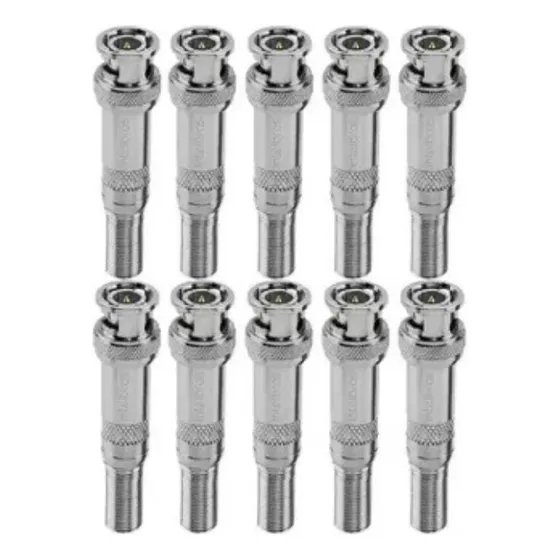 Conector Conex 1000 Bnc Mola G2 Macho Intelbras 10 Unidades