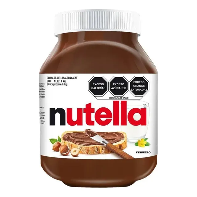 Nutella Crema De Avellanas Con Cacao 1kg