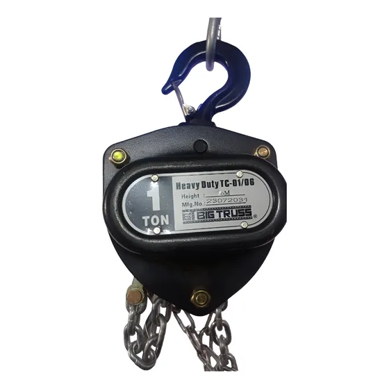Tecle 1 Tonelada Manual Cadena 6 Metros Heavy Duty