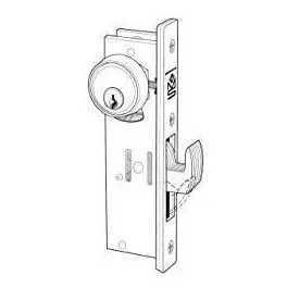 Perno Seguridad Para Puerta Puntiaguda Aluminio Respaldo 1.5